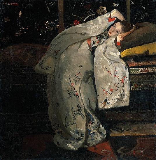 George Hendrik Breitner Girl in a White Kimono china oil painting image